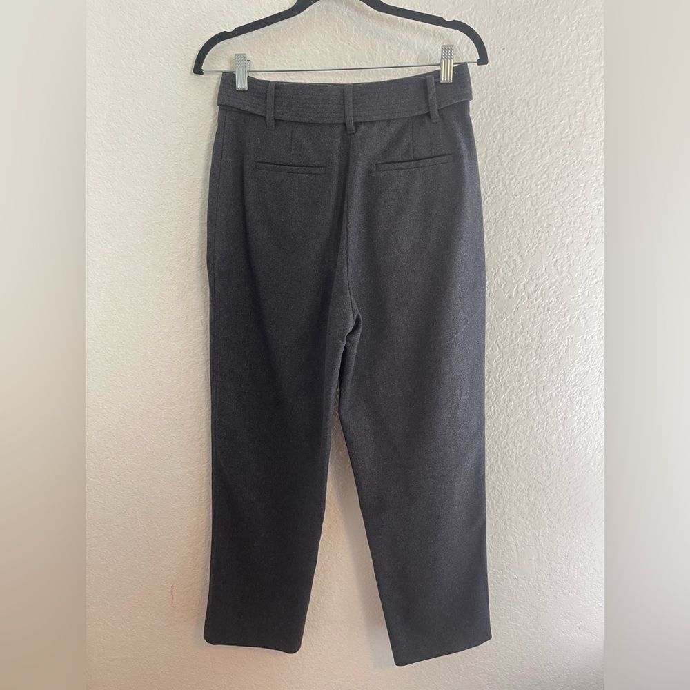 Wilfred Jallade tie front wool Pants in dark charcoal Grey 6 - Picture 3 of 6